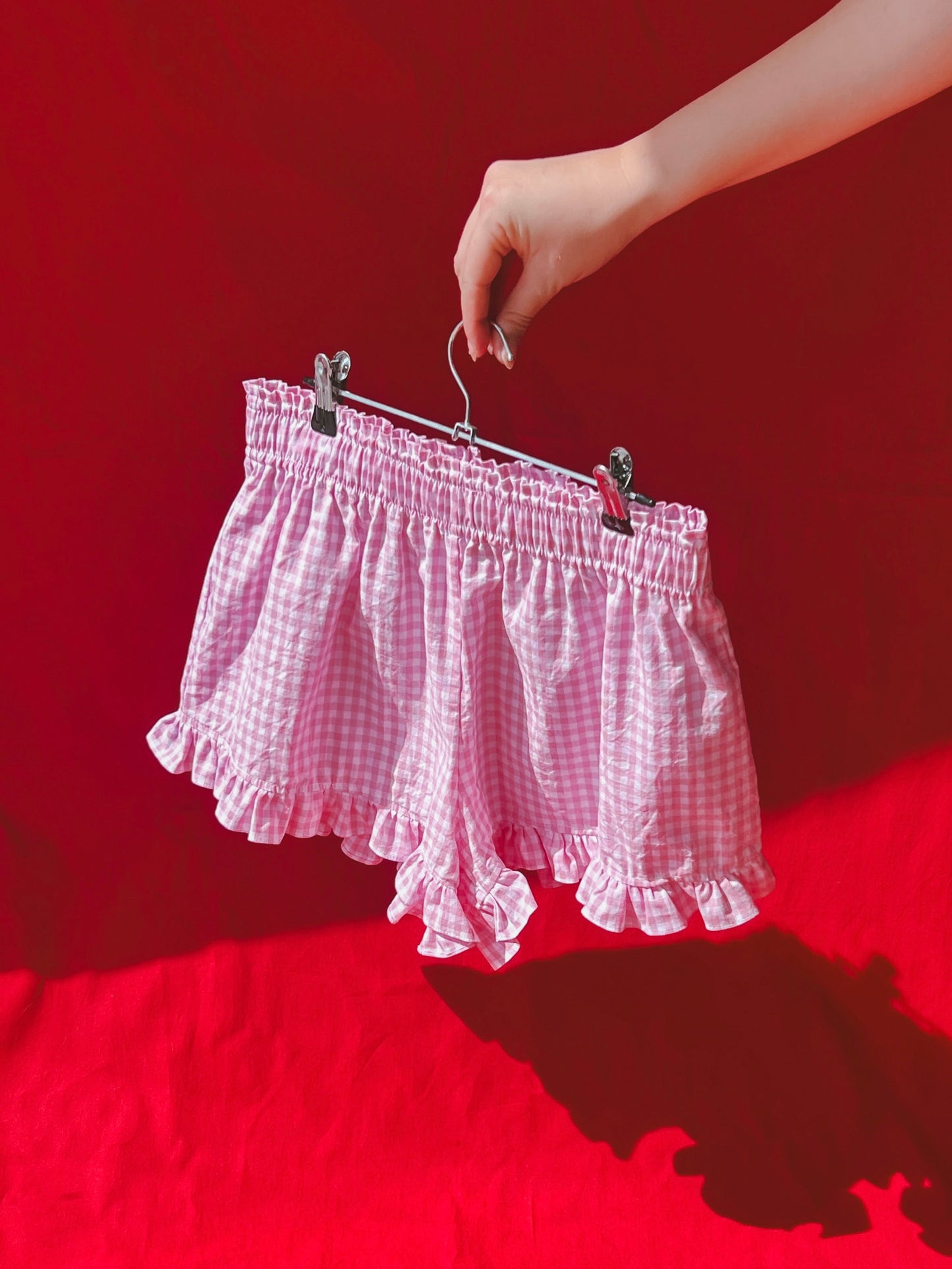 Shorts con volantes